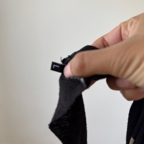 Vintage Desigual black + cream graphic asymmetrical tank (Large) - Picture 11 of 11